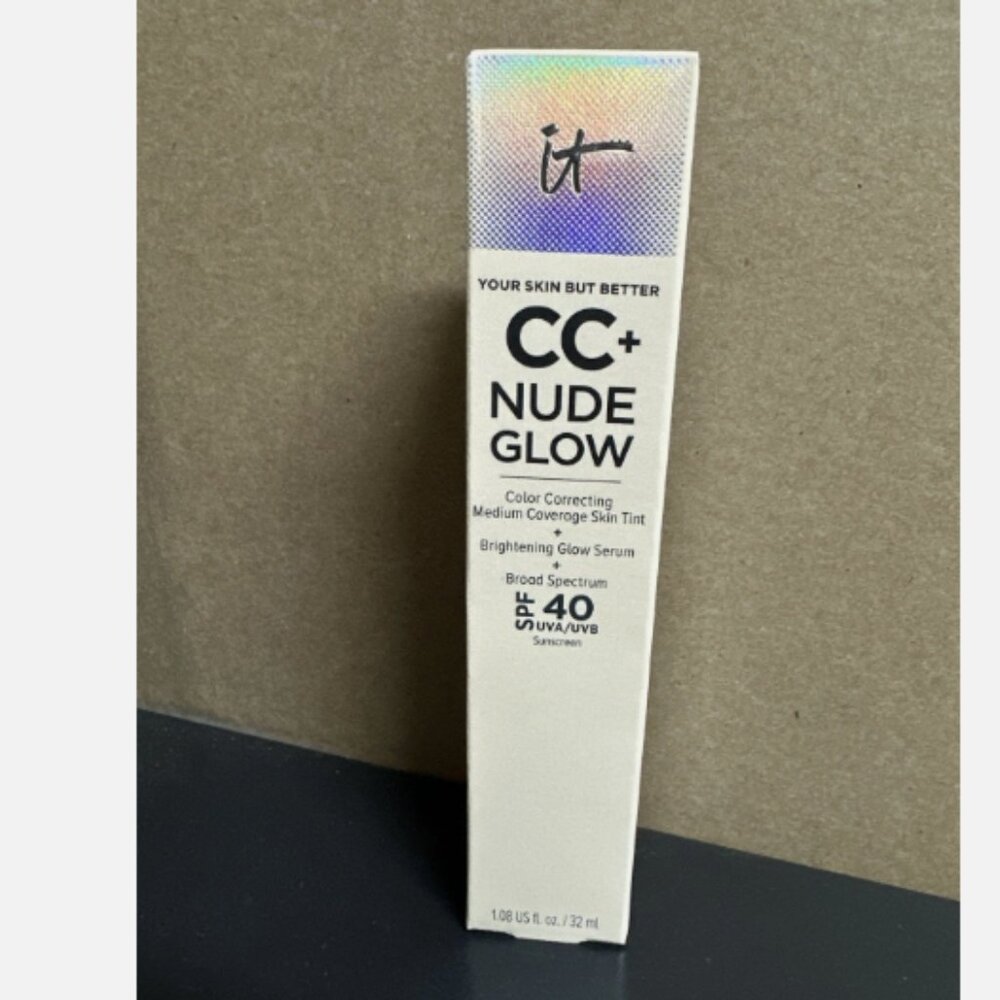 IT Cosmetics Your Skin But Better CC+ Nude Glow SPF40-Deep Mocha-NEW-A475380